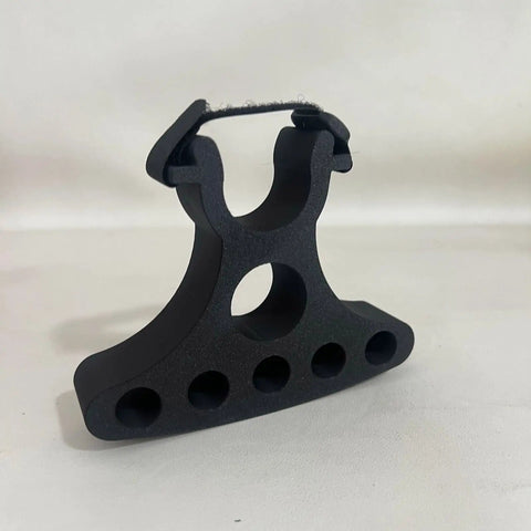 Two Pack Bicycle Maintenance Handlebar Clip On Stand Mount Bracket, black, plastic, with adjustable straps for repair