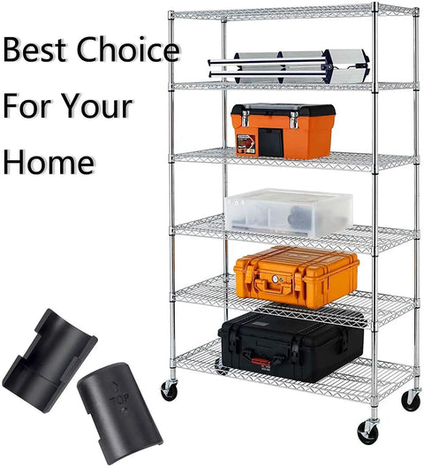 30 Pairs Black Wire Shelving Shelf Lock Clips 60 Pcs Solid No Fuss Replacement For 1 Inch Diameter Posts Heavy Duty Rack Hardware Quick Snap Setup Straight Up Easy Install Tight Grip