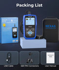 Heavy Duty Truck Scanner NL102 Pro Grade Full System Diagnostic Tool with box, connectors, and case displayed