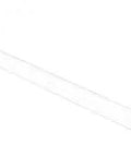 Clearview Collection 24 Inch Groovy Accents Towel Bar in Polished Nickel, Solid Brass with Acrylic Accents, angled view