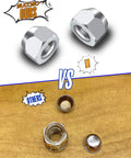 Comparison of 20 Pack 1/2-20 Trailer Lug Nuts, Beefy Heat Treated Zinc Plated Anti Rust, Heavy Duty Wheel Nuts versus other rusted nuts