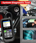 OBD2 Scanner Diagnostic Tool With Code Reader And Voltage Tester For Cars And Trucks Reads And Clears Check Engine Light