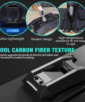 Carbon Fiber Battery Cover For Surron LBX And Sur Ron Light Bee X Electric Dirt Bike Black Shield Heavy Duty Battery Lid Guard Wrap with design features and weight shown