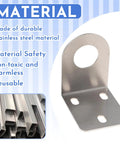 Two Pack Stainless Steel Water Filter Housing Brackets For Wall Mount Durable Corrosion Resistant Faucet Brackets material