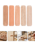 200 Piece Wooden Dowel Pins Kit With Fluted Hardwood Rods Chamfered Tips And Smooth Splinter Free Surface For Furniture And Cabinet Joint Reinforcement Built To Last For DIY Projects, 8mm x 30mm hardwood dowel pins