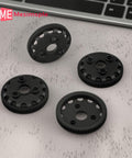 76T 48P Spur Gear Set Four Pieces With Six Body Clips For 1/10 Slash 2WD VXL Rustler Stampede Bandit XL-5 Series RC Cars Upgrade Parts