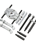 Boss Level 9 Piece Bearing Puller Set Acting As Bearing Separator And Splitter Removal Tool For Automotive Gear Pulley Service Mechanics Dig This Heavy Duty Kit To Fix Rides Quick And A Breeze Any Day Anytime Quality Guarantee Available Now Online, 9-piece steel set