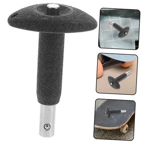 Heavy Duty Skateboard Bearing Puller Tool For Fast Bearing Extraction And Roller Skate Repairs Featuring Solid Black Iron Build And Slick Grip Designed For Daily Street Shredding