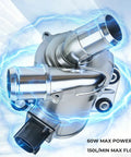 Fresh Electric Engine Cooling Water Pump Fits Lincoln Mkz Ford Fusion C Max 2013 To 2020 showing electric motor and coolant flow design.