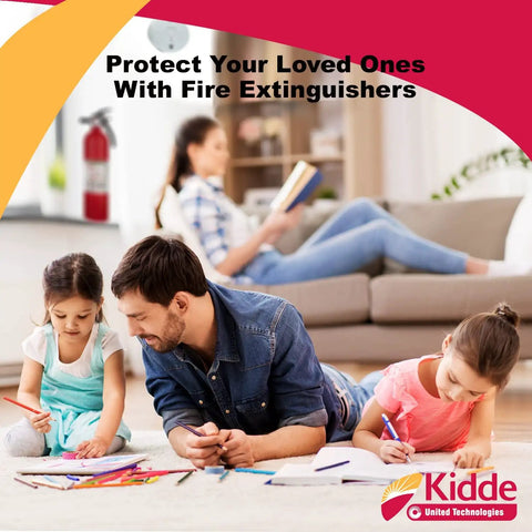 Get Your House Fortified With This Killer Set Of Seven Red Multipurpose Fire Extinguishers Rated 1-A 10-B-C Including A Sturdy Cleaning Cloth To Keep Your Gear Looking Sharp And Always Ready When You Need It Most near family coloring.