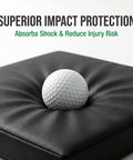 Kickass Quality Golf Wall Padding Panels Premium 20 X 20 X 2 Inch High Density Foam Blocks showcasing shock-absorbing features.
