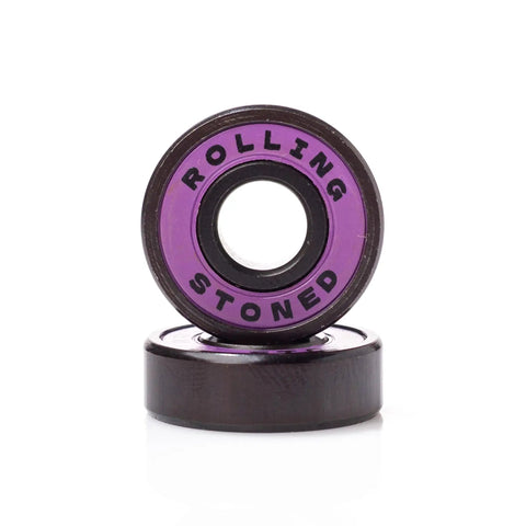 ABEC 9 Sealed Skateboard Bearings Set For Skateboards Longboards Scooters And Roller Skates Eight Pack Purple Built To Shred