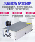 Beefy 800W 24V Industrial Control Distribution Box With Power Switch Heavy Duty Power Supply Enclosure For Industrial Panels Durable One Color Finish Easy Install 1 Piece, metal fan-cooled enclosure