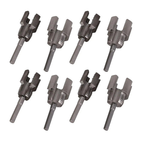All In One Pipe Thread Cutter Tool Set with Alloy Steel threading bits for internal and external use on PVC, PPR, and PEX pipes.