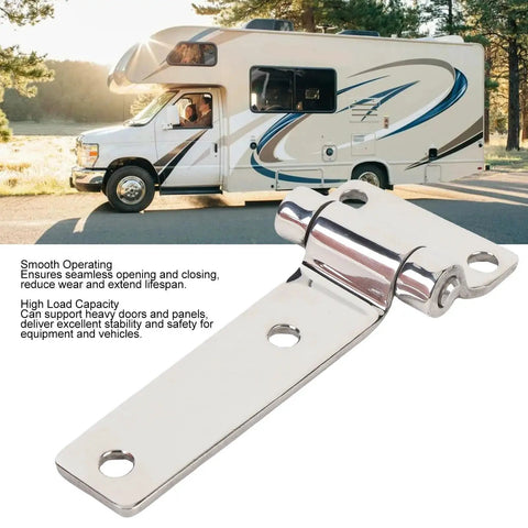 Self Closing Reversible T Shape Door Hinge For Cabinets And Yachts Durable Stainless Steel With Smooth Sliding Bearings