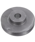 Cast Iron Single Groove V Belt Pulley 100mm Od With 19mm Bore Keyway for motor shaft drive and air compressor use.