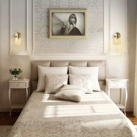 Dope 1 Light Plug In Or Hardwire Wall Sconce In Matte Brass With Smoked Amber Glass Shade beside elegant bedroom decor