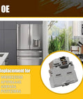 Easy Plug And Play Refrigerator Start Relay And Overload Protector Replacement for 1/4 inch terminal models with kitchen background