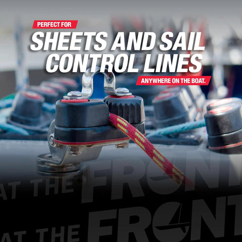 Premium Sailing Carbo-Cam Ball Bearing Cam Cleat For Fast, Secure Line Holding And Instant Release, Part 365