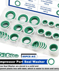 85 Piece Air Conditioning Compressor Bonded Seal Washers Set With 6 Sizes For AC System DIY Friendly Gasket Repairs