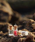 Top Shelf 304 Stainless Steel Eye Screws, Hella Durable Self Tapping Screw Hooks And Mini Eye Pins, Rust Proof Ring Clamps For Rough Diy Crafts Woodworking Jewelry Hanging Fixtures; tiny glass bottles with corks and loops.