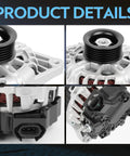 High Output 90 Amp Alternator Replacement For 1.6L Hyundai Accent 2012 2013 2014 2015 2016 2017 Veloster 2012 2017 And Kia Rio 2012 2013 Direct Fit Includes 2608483 2616741 373002B300 product details