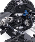 Upgrade Your 10 Scale RC Crawler Build With This Cool LCG Right Motor Gearbox Transmission showcasing CNC aluminum housing and metal gears.