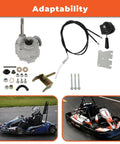 Go Kart Forward Reverse Gearbox Kit Replacement For 2HP-13HP Engine Local 30 Series with parts and go-kart images