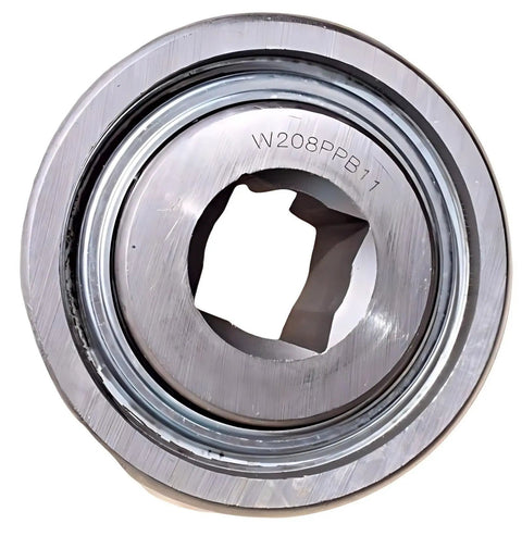 Heavy Duty Drive Disc Harrow Bearing For 7/8 Inch Bore With Spherical OD And Outer Ring Width 1.188 Inches Inner Ring Width 1.438 Inches Replacement For 4AS08-7/8 DS208TT11 Farm Equipment Accessory, close-up view
