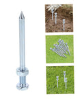 Heavy Duty Lawn Aerator Shoes With Metal Spikes For Deep Soil Aeration And Lawn Health; close-up of individual 7 cm spike.