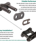 08B Roller Chain 20 Feet 428 Carbon Steel With 5 Connecting Links Half Inch Pitch components with stable performance and easy installation