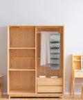 Roomy Over Door Hanging Shoe Storage Organizer Built Tough With Nonwoven Multi Pocket Closet Wardrobe Bag For Straightforward Space Saving Home Organization Essentials displayed in wooden closet.