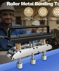 Three-Station Roller Metal Bender Hand Tool For 0-90 Degree Bends On Metal Roofing Sheets with durable roller system