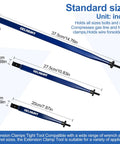Compact Extension Clamp Tool With Versatile Vise Grip 3 Lengths Of Extension Adjustable Jaws Easily Grips Nuts Bolts Hoses And Gas Lines.