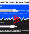 Innovative DIY comparison of Neon LED Strip Lights 16.4ft 6500K White Flexible Waterproof Silicone vs others, focus on cutting ease.