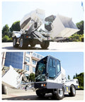 Badass Heavy Duty Self Loading Concrete Mixer Truck Designed For Continuous Commercial Concrete Supply And Smooth Daily Worksite Operations, side view.