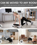 Badass Ski Balance Trainer For Home Gyms With Digital Lcd Panel Heavy Duty Curved Machine, compact in office and dorm settings.