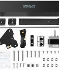 Dual Z Axis Upgrade Kit For Ender 3 Pro V2 With Lead Screw Stepper Motor And Metal Power Supply Holder displayed with components