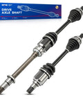 Front CV Axle Shaft For Toyota Camry, Lexus ES350, And Avalon, Durable Replacement Half Shaft With Neoprene Dust Cover, Direct Fit For 2007 To 2017 Camry 3.5L, 2007 To 2018 ES350, 2008 To 2016 Avalon Front Wheel Drive, shown with box