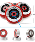 4 Pack Inline Skate Wheels 85A 72mm 76mm 80mm For Indoor And Outdoor Use With ABEC 9 Bearings And Tools Included Durable Polyurethane For Asphalt Versatile Mix 80mm