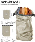 Pump Free Vacuum Compression Travel Laundry Bag For Suitcases Large Waterproof Wet Dry Bag Space Saver with clothes inside