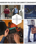 Collage showing 4 Way Sillcock Water Key Steel Multi Function Utility Key for easy carry; children's schoolbag, pocket, lady's bag, business package.