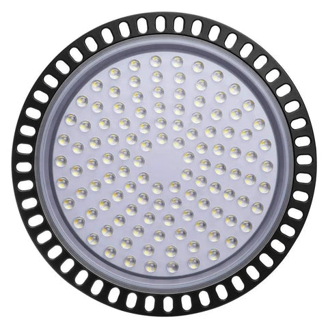 10 Pack 500W UFO LED High Bay Light Workhorse With 50000LM 6500K Daylight White Ultra Thin IP65 Waterproof Commercial Lighting