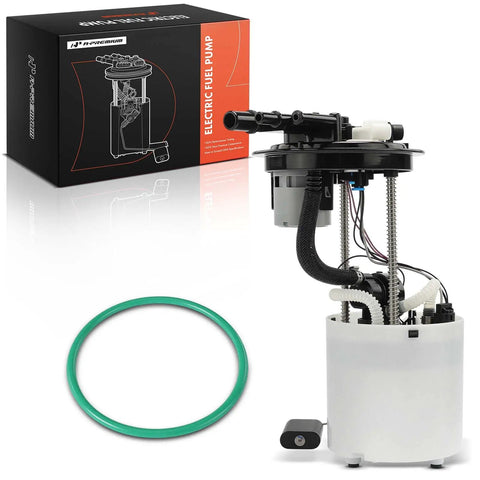 Electric Fuel Pump Module Assembly With Pressure Sensor For Buick LaCrosse And Pontiac Grand Prix, featuring fuel pump, sensor, and seal ring.