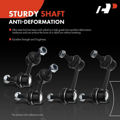 Honda CR V Sway Bar End Link Kit Set Of Four Front And Rear Stabilizer Links For 2002 2003 2004 2005 2006 Models displayed