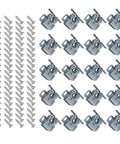 Double Roller Cabinet Lock Latch with Mounting Screws for Cupboard Doors and Drawers, durable break-resistant hardware