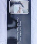 Box packaging of Floor Mounted Chrome Bath Tub Faucet For Clawfoot Tubs with image of faucet and handshower.