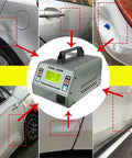 Paintless Dent Removal Kit For Cars With Induction Heater Hotbox Auto Dent Puller Tools showing dent repair on cars