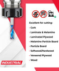 3/8 Inch Shank CNC Solid Carbide Spektra Extreme Tool Life Coated Mortise Compression Router Bit for cutting various materials