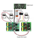 Portable Ultrasonic Cleaner Controller With Degas Function And Semiwave Drive Board Connection For Pro Grade Precision And Reliable Operation, Easy Wiring And Digital Display Panel components and wiring diagram